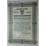 Bono (Schuldverschreibung)  2000 Reichsmark Schwerin Alemania 1929