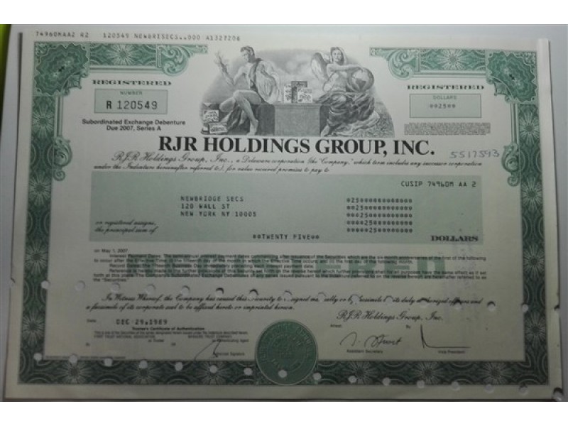 RJR Holdings Group Inc.