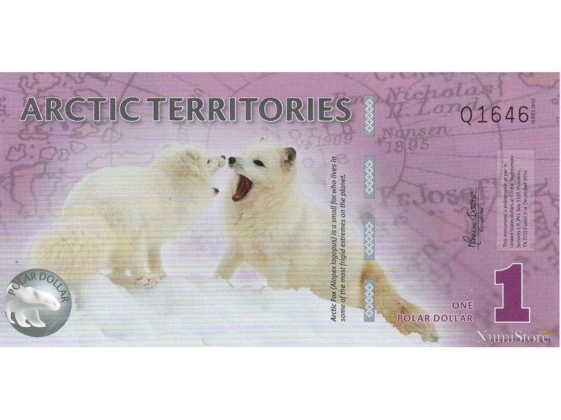 1 Polar Dollar Arctic Territories 