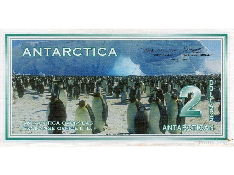 2 Dollars Antartican 