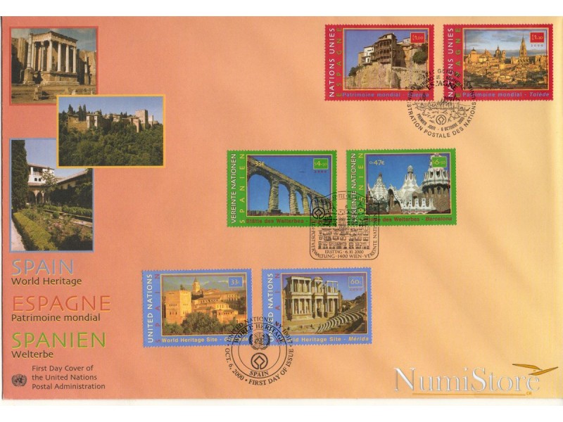 España Patrimonio Mundial (G,NY,W) 2000