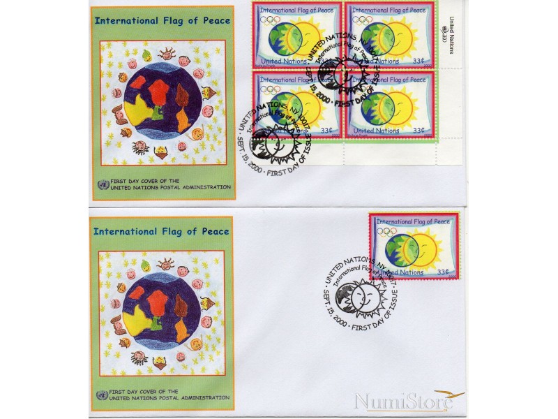 Set 2 Bendera Int. De la Paz (NY) 2000