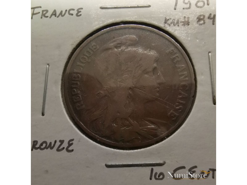 10 Centimes 1901