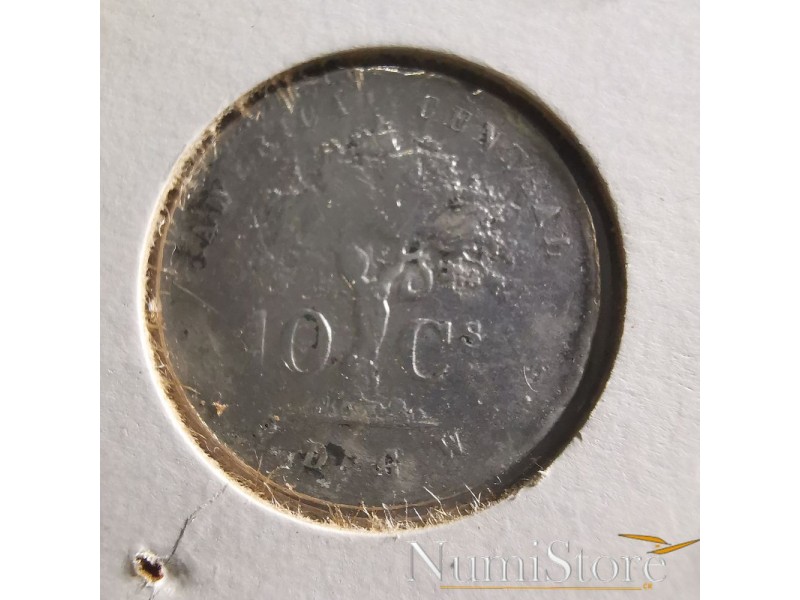 10 Centavos 1855