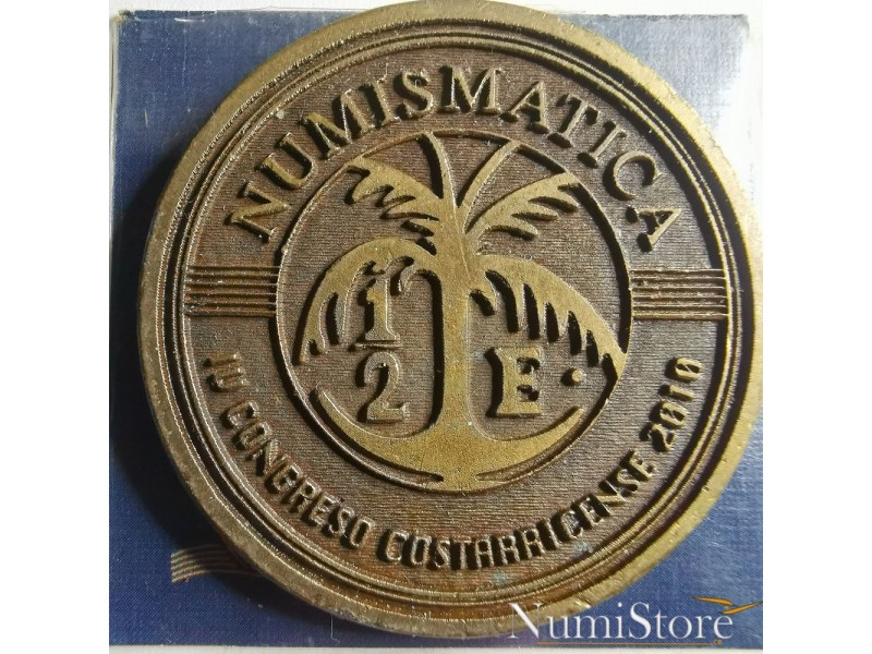Medalla III Congreso Numismática CR 2010