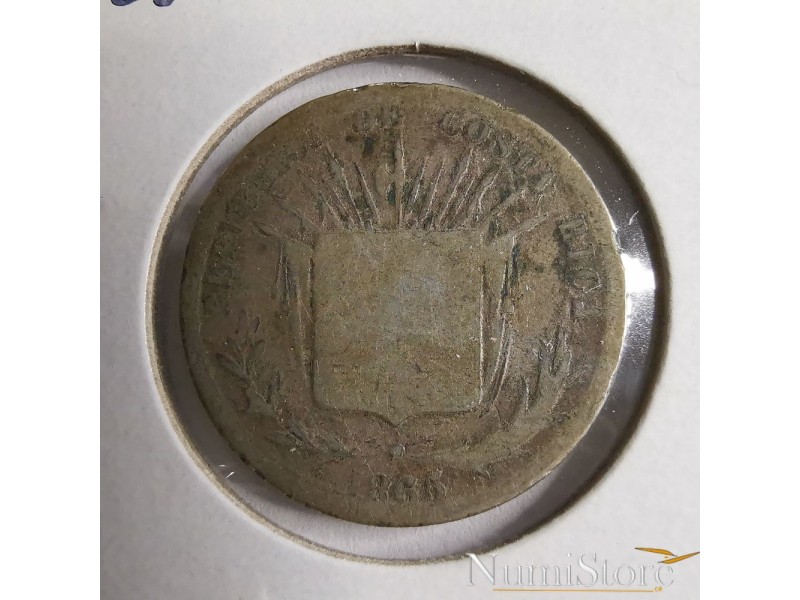 25 Centavos 1865