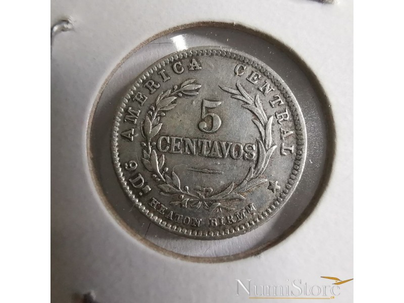 5 Centavos 1889