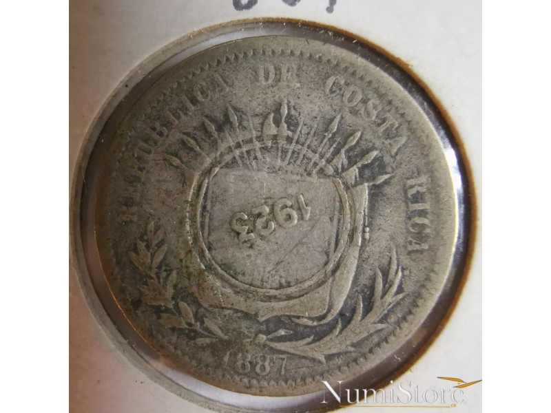 50 Centimos 1887 (R-1923) 