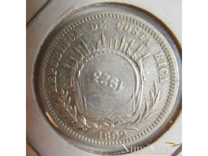 50 Centimos 1892 (R-1923) 