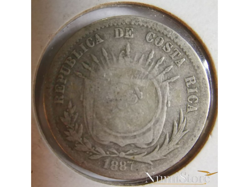 50 Centimos 1887 (R-1923) 