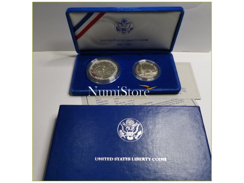 Set 1986 Liberty Coins proof