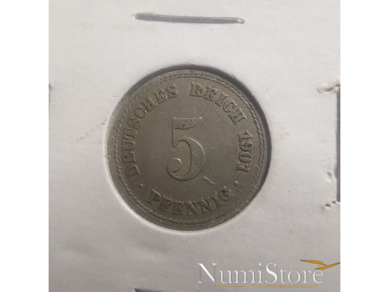 5 Pfennig 1901