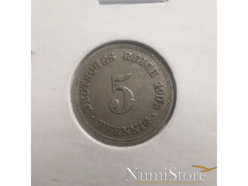 5 Pfennig 1908
