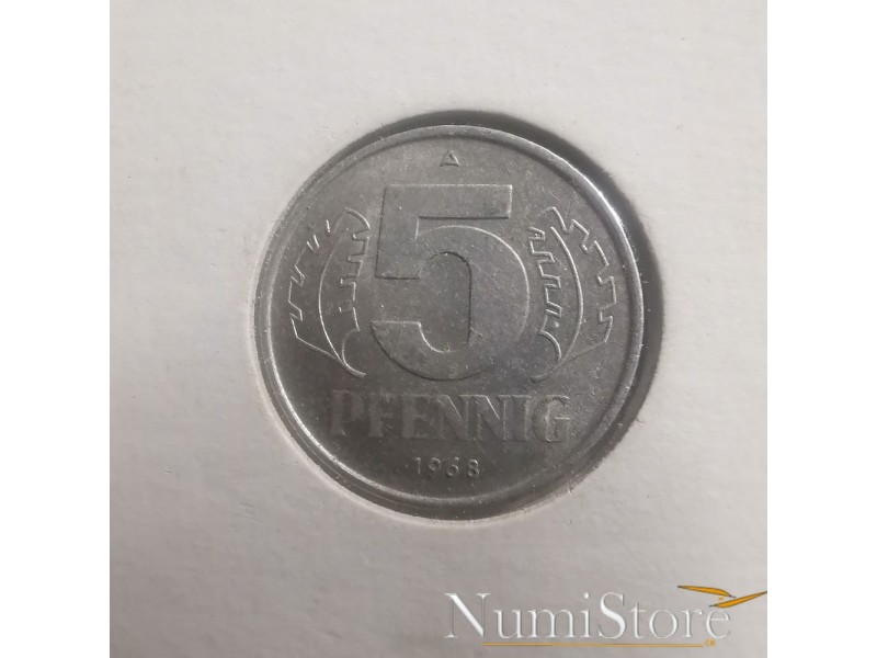 5 Pfennig 1968
