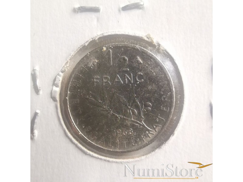 1/2 Franc 1968