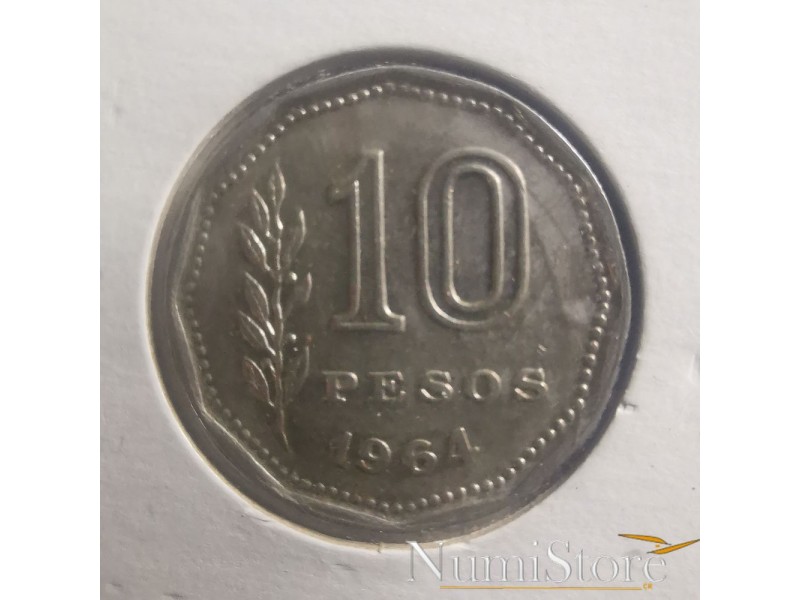 10 Pesos 1964