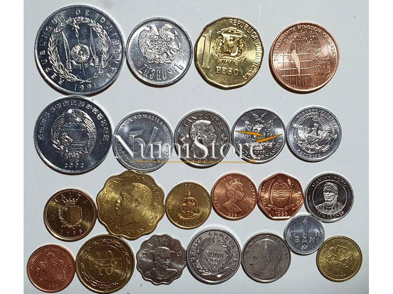 Set Mixto 22 Monedas