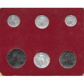 Set Monedas Vaticano Año 1956 MCMLVI
