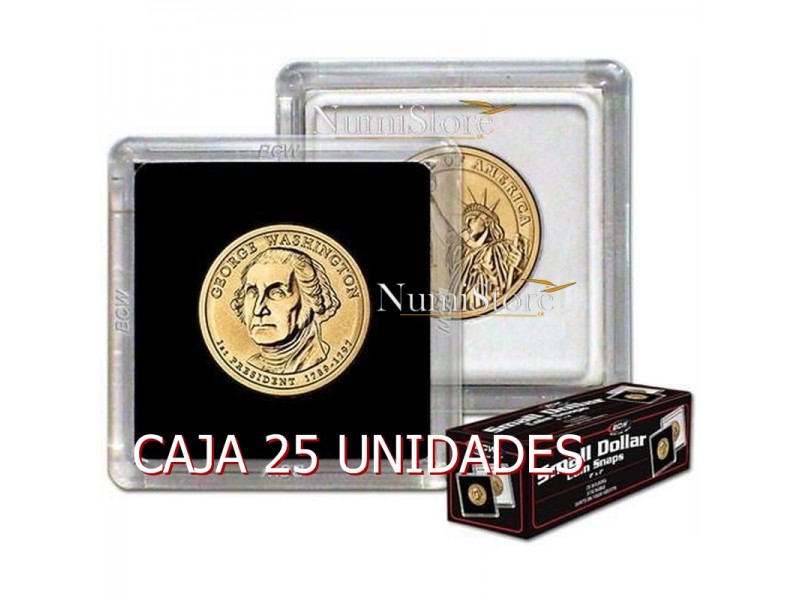 Caja 25 Cuadro (Snap) de 26,5 mm (Small Dollar)
