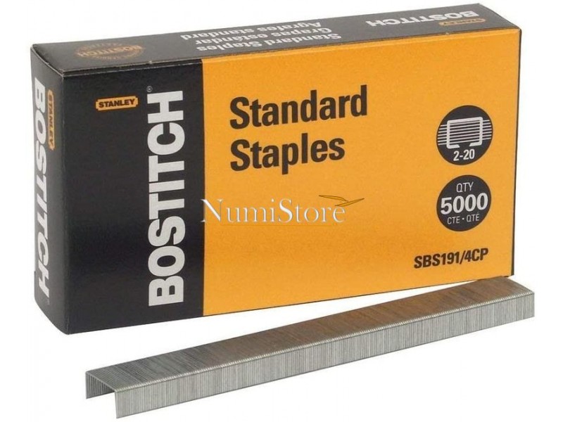 Grapa Bostitch Standard (6.35 mm ó 1/4) Premium